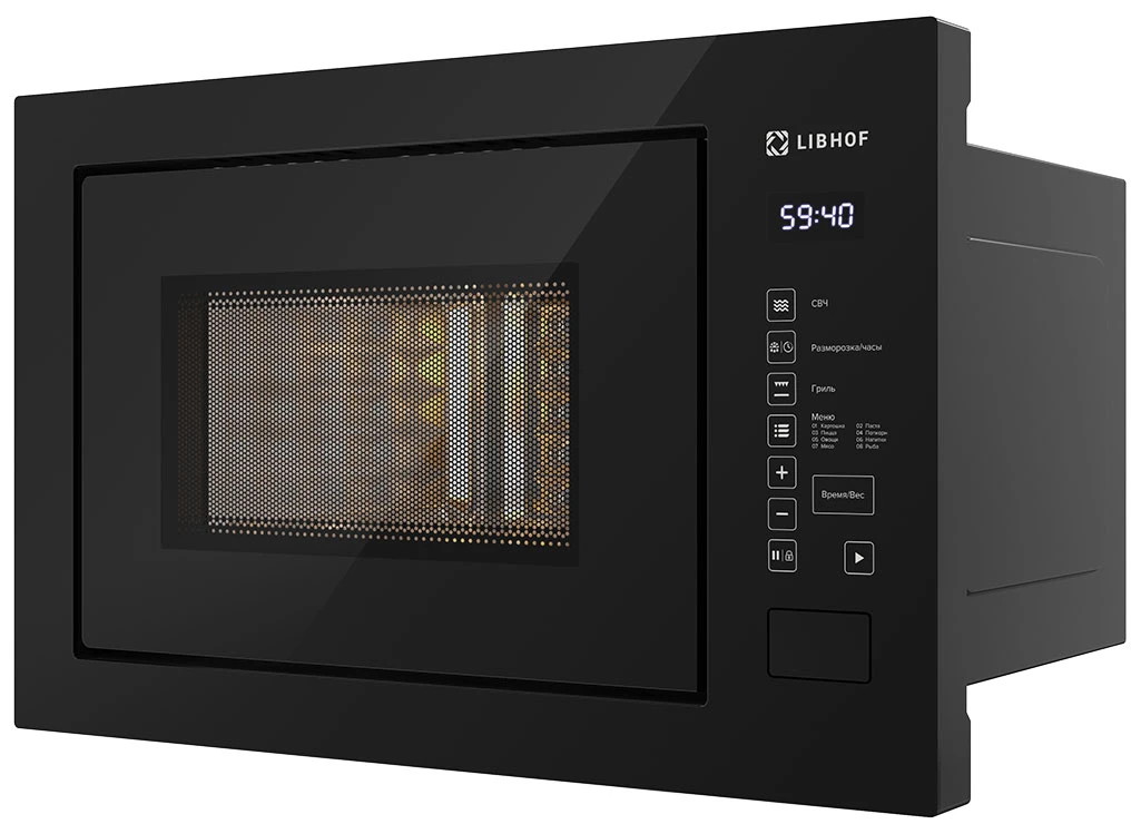 Товар Встраиваемая микроволновая печь Libhof MOS-3225 Black VSK2311627