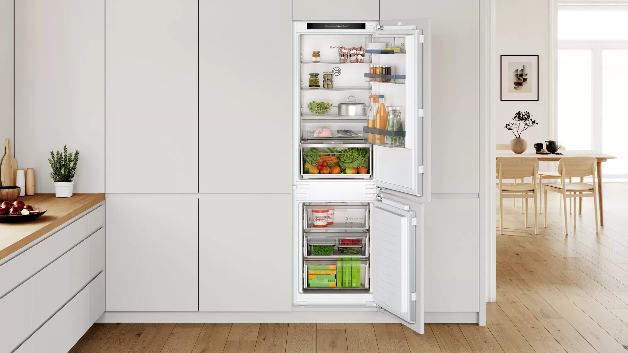 Товар Встраиваемый двухкамерный холодильник Bosch KIN86VFE0 VSK2270470