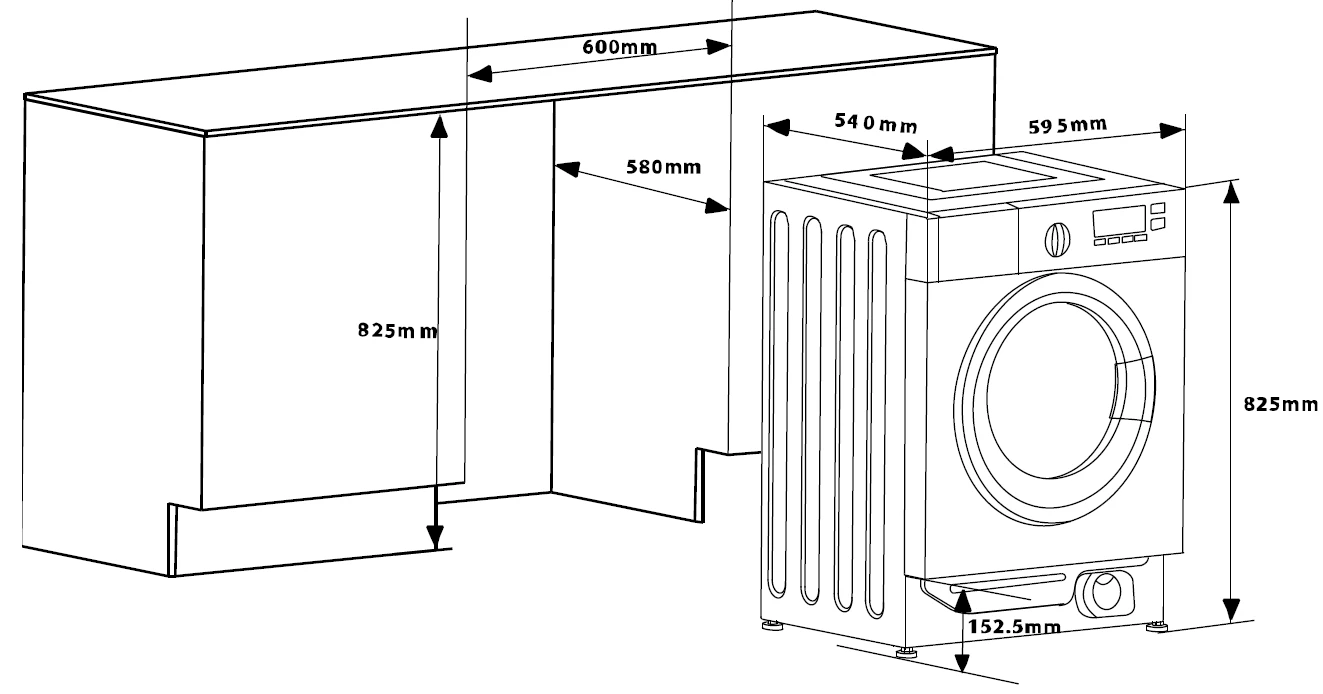 Товар Cтиральная машина Weissgauff WMI 6147 Inverter Steam VSK2307038