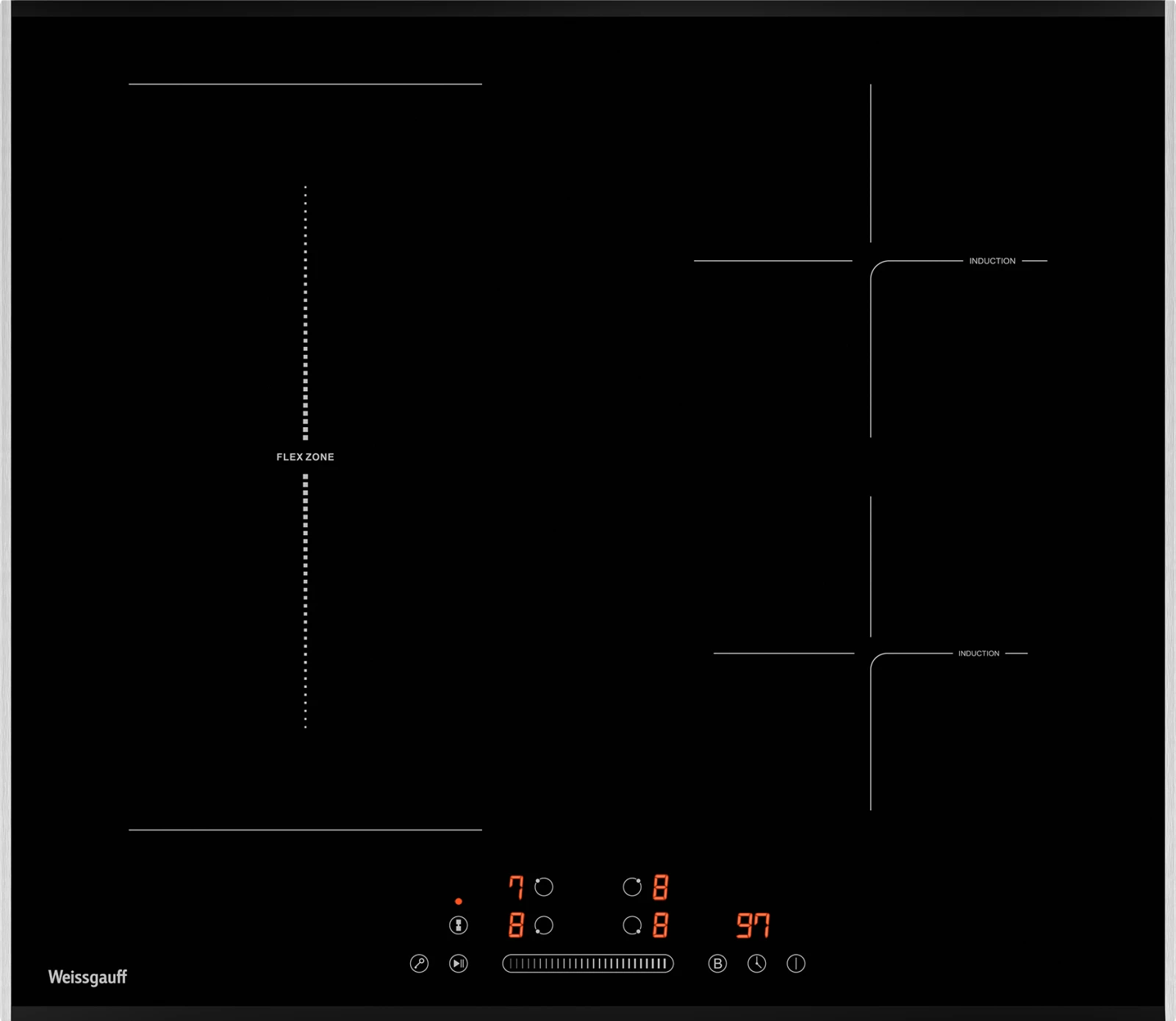 Варочная панель Weissgauff HI 643 BFZG VSK2307540