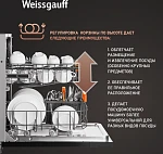 Встраиваемая посудомоечная машина Weissgauff BDW 4525 Infolight VSK2309859 фото