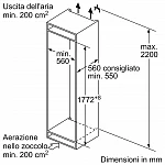 Встраиваемый двухкамерный холодильник Bosch KIN86VFE0 VSK2270470 фото