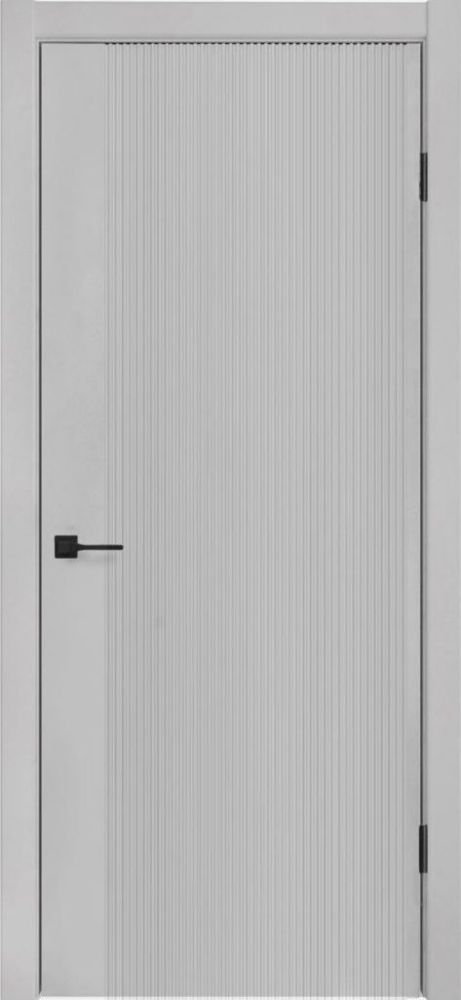 Межкомнатная дверь S-10 серая эмаль