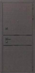 Товар Дверь ДвериПРО L-43 ФЛ-790 Velutto Grigio DPRO192316