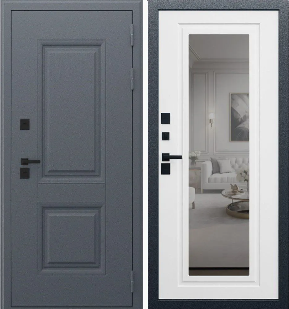 Дверь Арктика Терморазрыв 3К С Зеркалом DIS007248