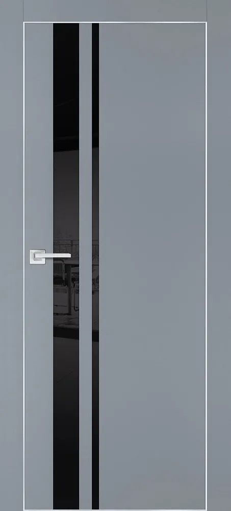 Фото Межкомнатная дверь PX-16  AL кромка с 4-х ст. Серый матовый